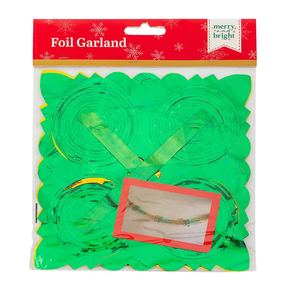 Foil Garland 2.7 Metres