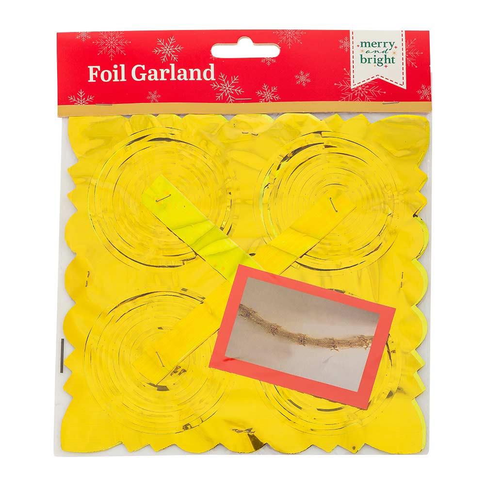 Foil Garland 2.7 Metres