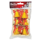 6 Pack Christmas Bells Decorations