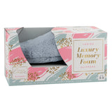 Ladies Grey Luxury Memory Foam Slippers - 3-5 339137-grey2