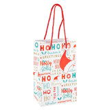 Ho Ho Ho Christmas Gift Bag Medium