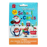 Christmas School Cards 32 Pack