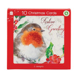 Christmas Robin Cards 10 Pack