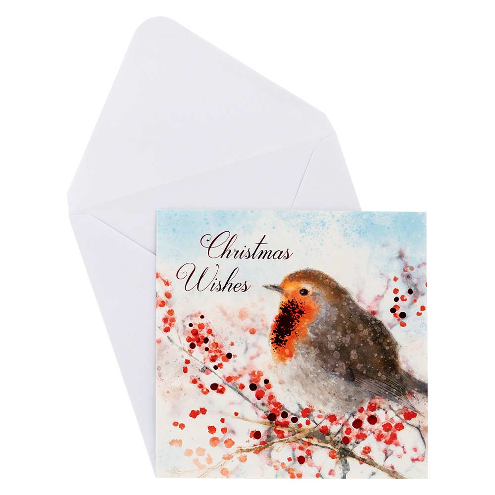 Christmas Robin Cards 10 Pack