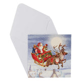 Christmas Santa Claus Greeting Cards 10 Pack