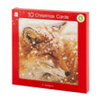 Animal Christmas Cards 10 Pack | Poundstretcher  339294
