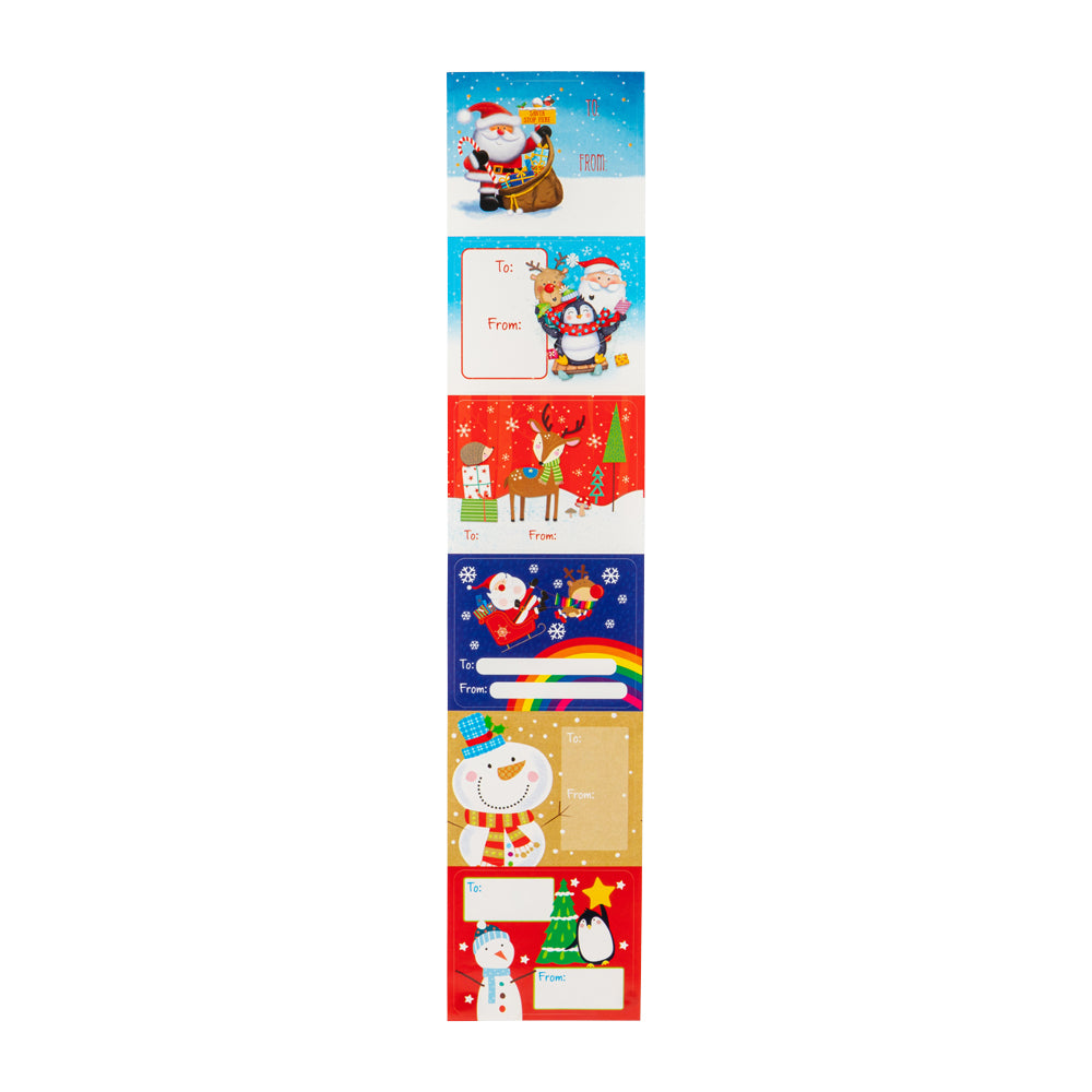 Self Adhesive Gift Labels 60 Pack (70mm x 58mm)