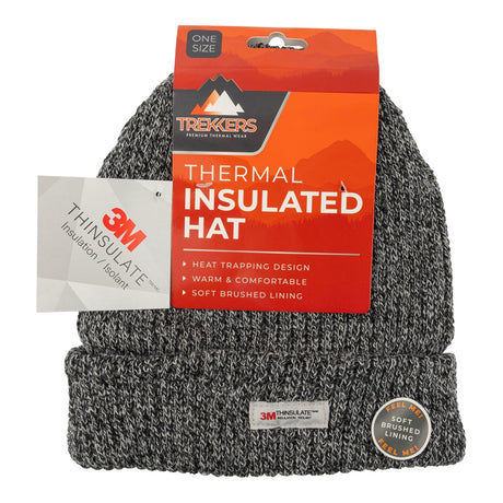 Men'S Thermal Hat - Grey 339344-grey