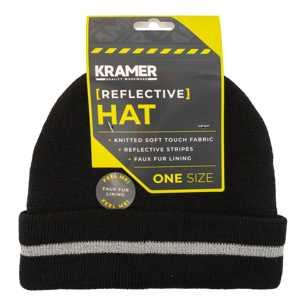 Men'S Reflective Hat Black 339346-black