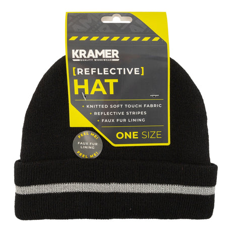 Men'S Reflective Hat Black 339346-black