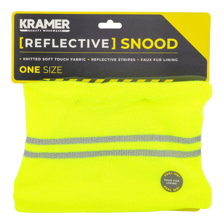 Men'S Yellow Reflective Snood 339347-YELLOW