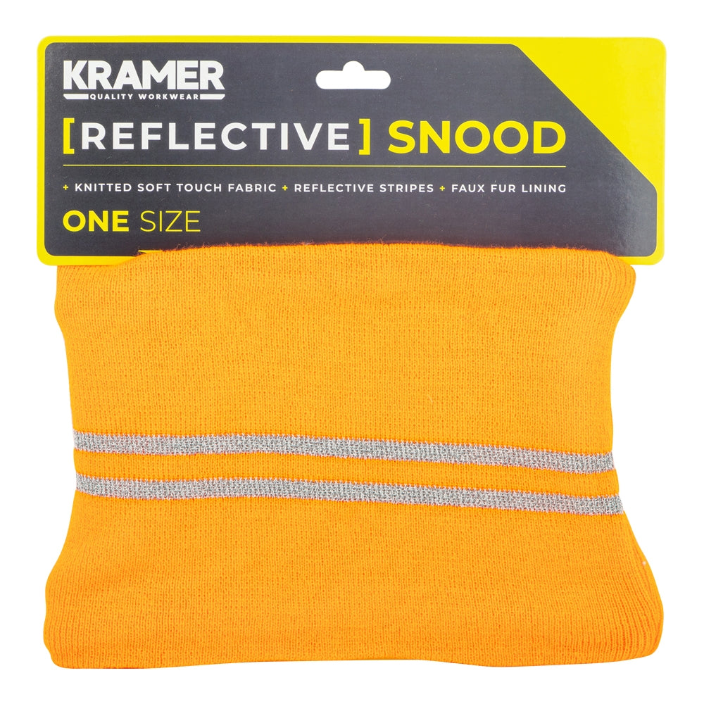 Men'S Reflective Snood Orange 339347-Orange