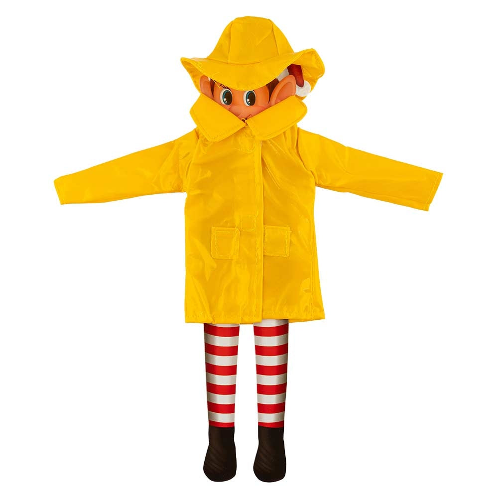 Naughty Elf Raincoat With Hat Outfit | Poundstretcher 339577