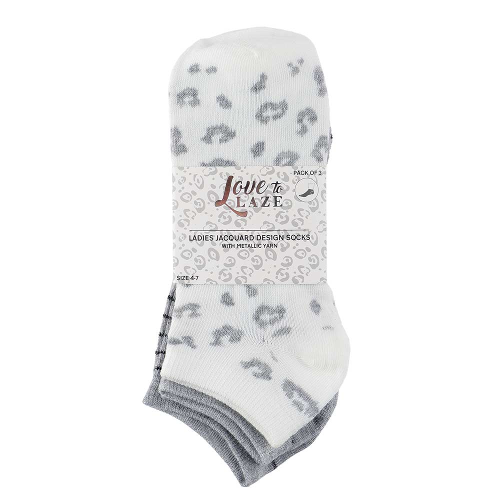 Ladies Jacquard Design Socks