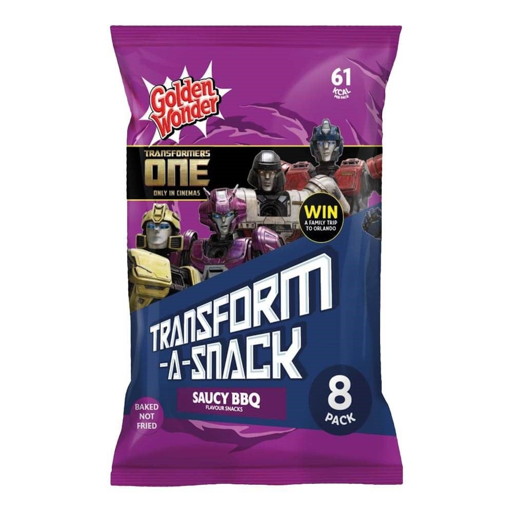 Golden Wonder Transform-A-Snack Saucy Bbq 8 A 12G Pack | Poundstretcher  339748