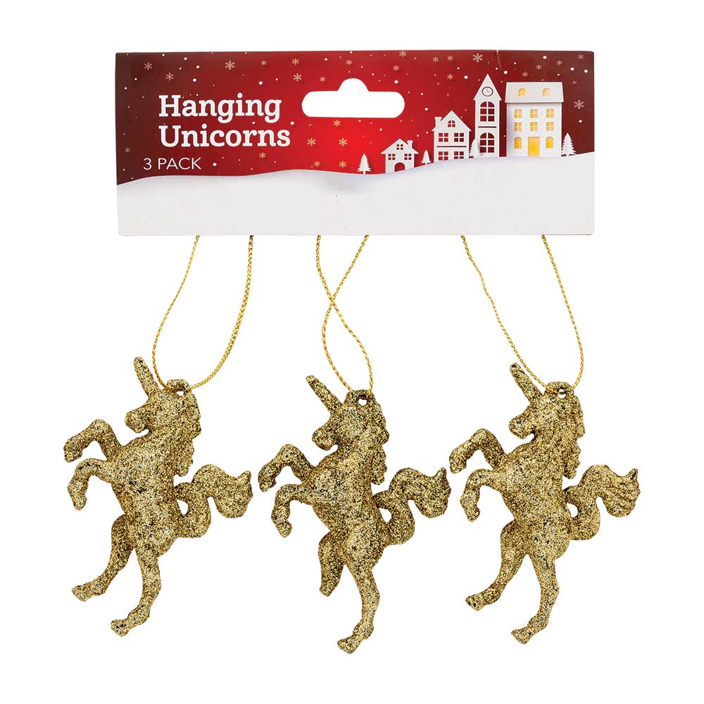 Hanging Unicorns 3 Pack