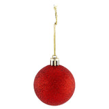 Red Shatterproof Christmas Baubles 50mm x 24 Pack