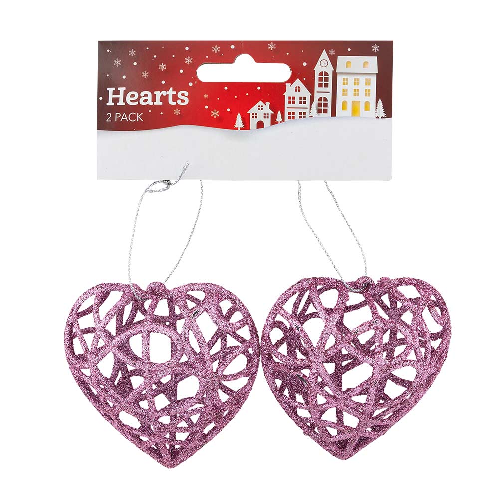Decorative Hearts 2 Pack