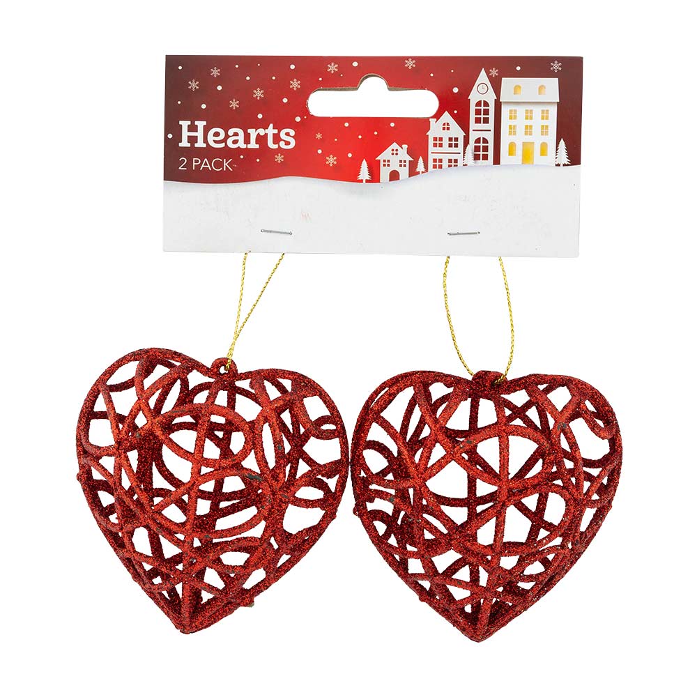 Decorative Hearts 2 Pack