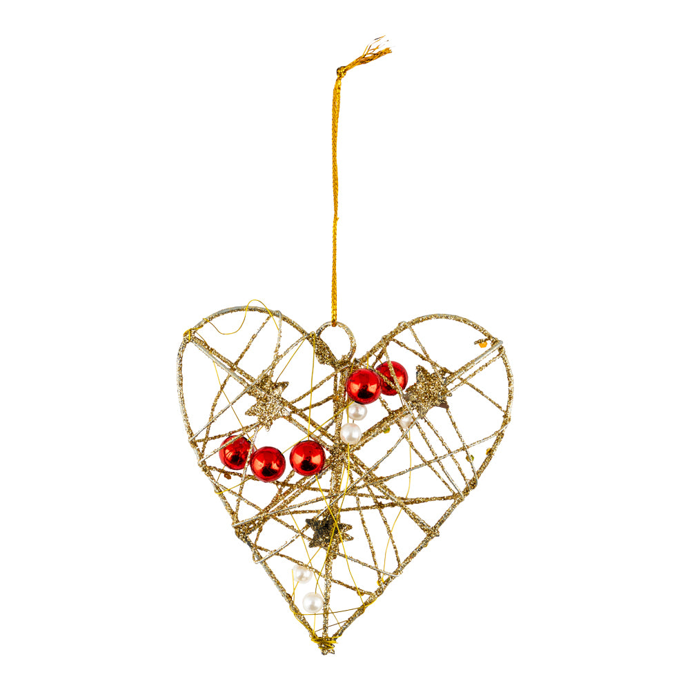 Glitter Bead Tree Decoration