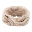 Ladies Nude Faux Fur Textured Snood  340013-NUDE