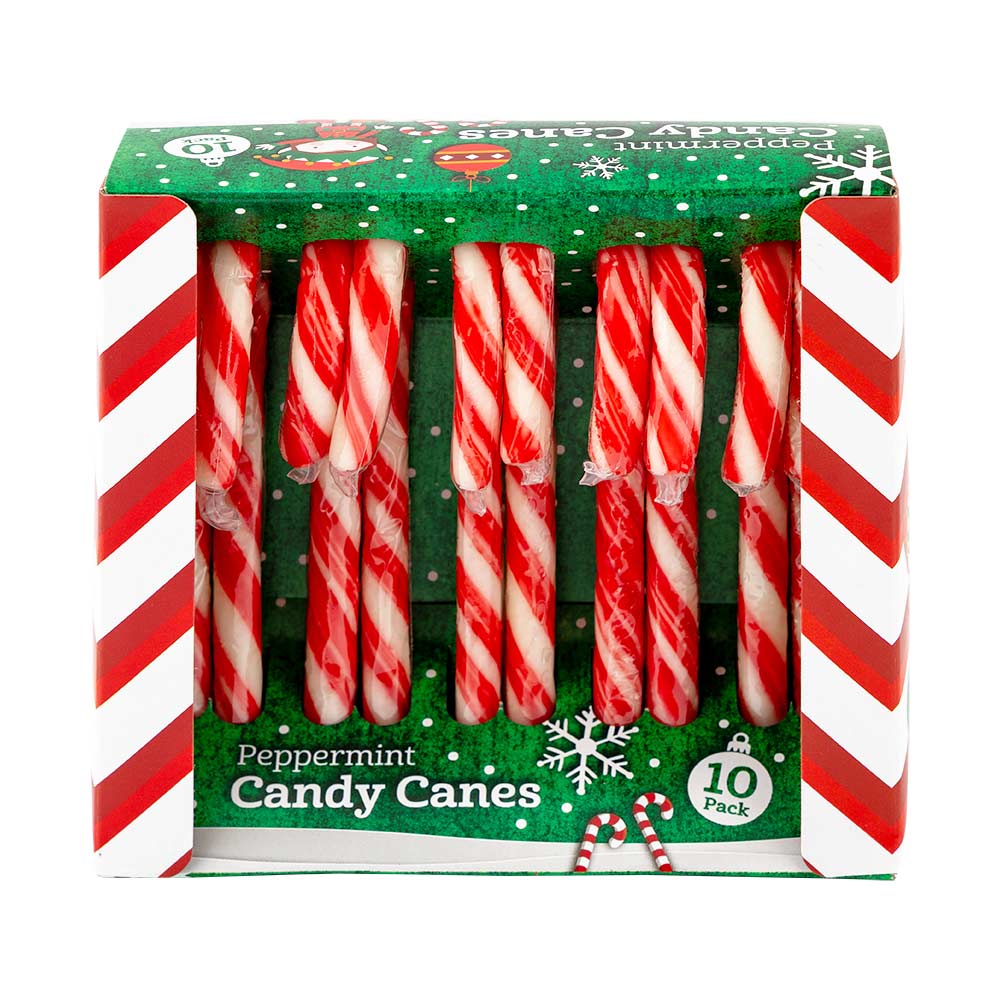 Candy Canes Peppermint Flavour 12g x 10 Pack
