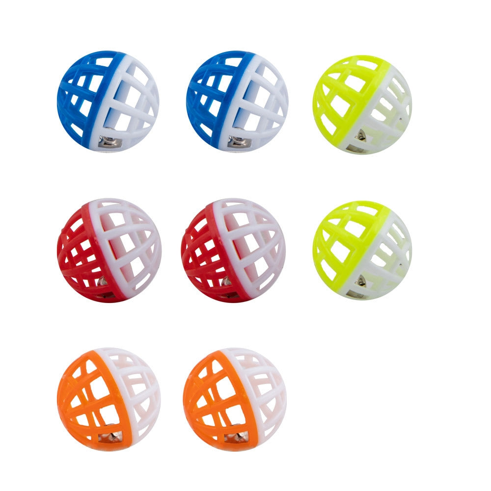 Cat Ball With Bell - 8 Pack 340106