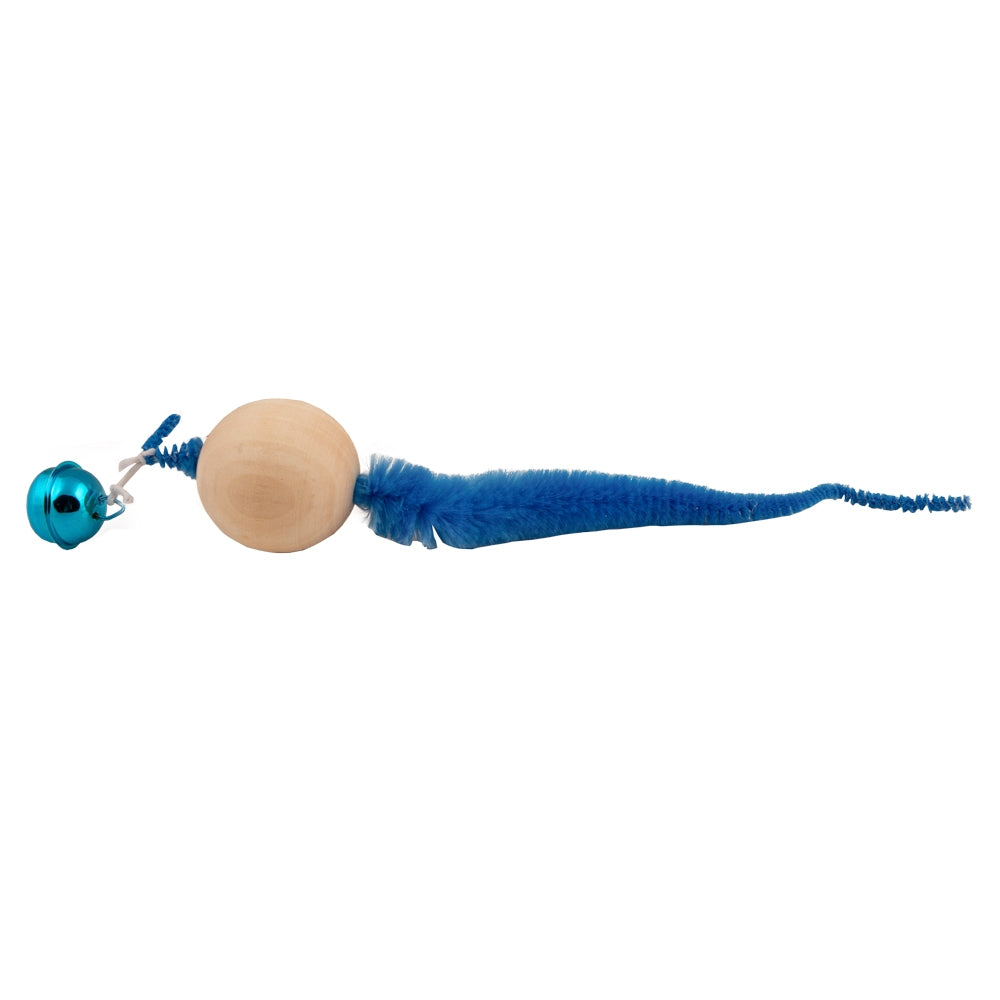 Bell Cat Toy With Tail - Blue 340109