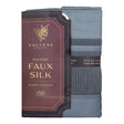 Valtene Pleated Faux Silk Curtains - 66 X 72Cm - Blue 340158