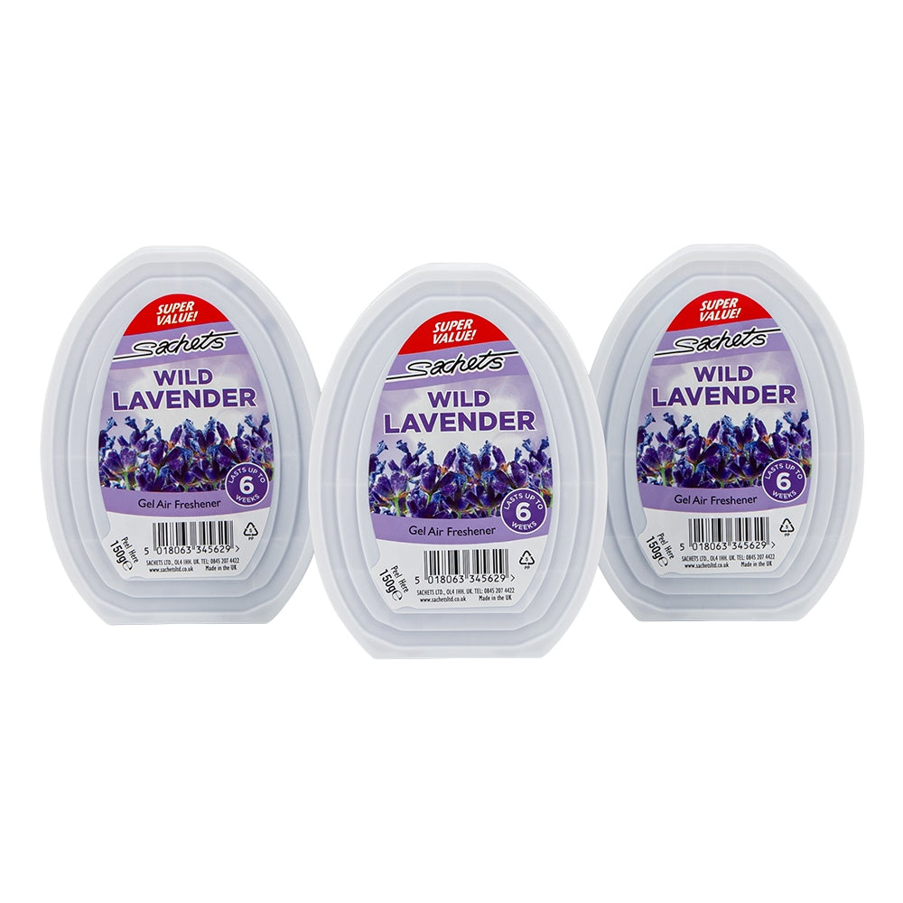 Solid Gel Air Freshener - Lavender 3 Pack 340578