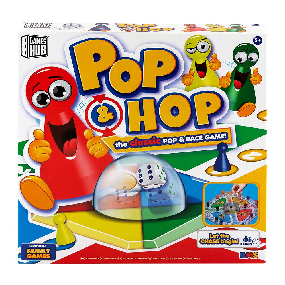 Pop & Hop Race Board Game