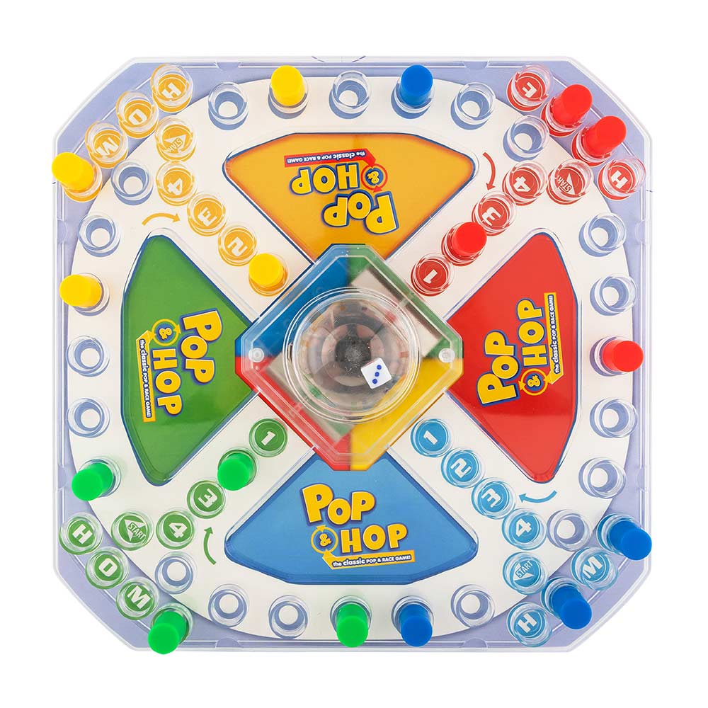 Pop & Hop Race Board Game