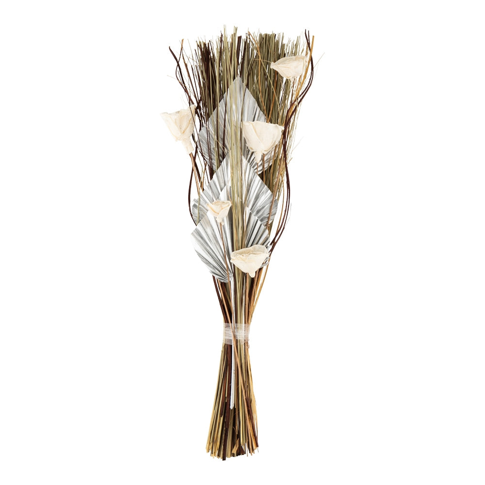 Dried Tulip Flower Bouquet - Silver 341808 - SILVER