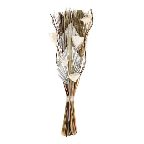 Dried Tulip Flower Bouquet - Silver 341808 - SILVER