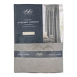 Fully Lined Jacquard Curtains - 66" X 72" Inch - Charcoal 342070 - charcoal