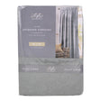 Fully Lined Jacquard Curtains - 66" X 90" Inch - Silver 342071 - Silver
