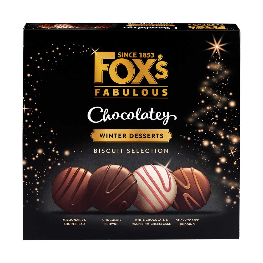 Fox's Fabulous Chocolatey Winter Desserts Biscuit Selection 250g
