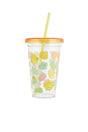 Chicks And Eggs Easter Cup With Straw 342249-yellow