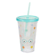 Teal Bunny Cup With Straw 342249