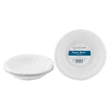 White Paper Bowls 12 Pack