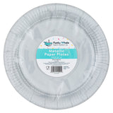 Metallic Paper Plates 23cm - 12 Pack