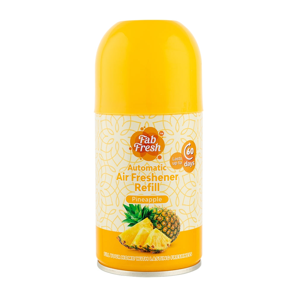 Fab Fresh Automatic Air Freshener Refill Pineapple 250Ml 342333