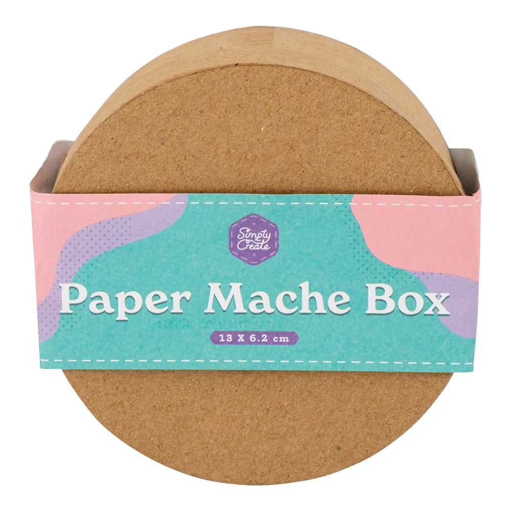 Paper Mache Box - Round 342528