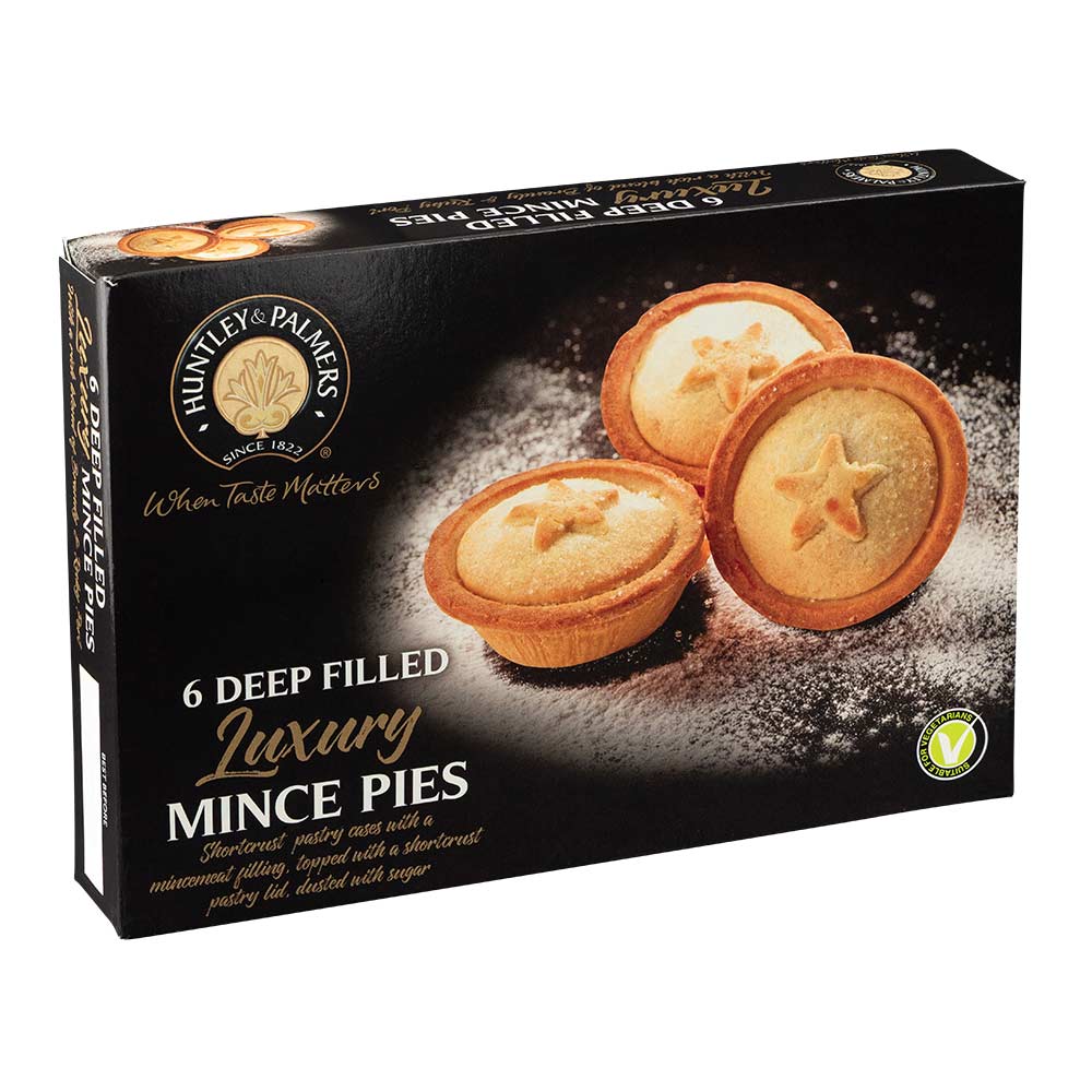 Huntley and Palmers Deep Filled Mince Pies 6 x 53g