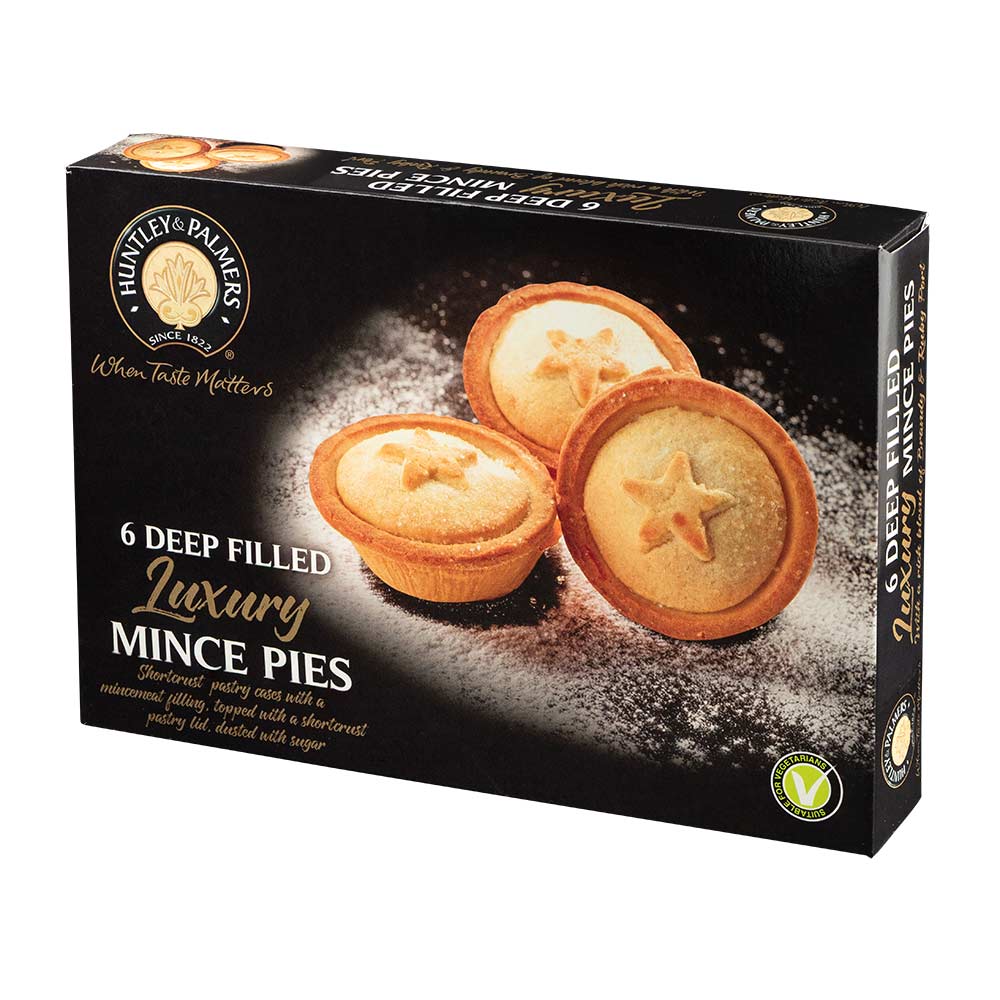 Huntley and Palmers Deep Filled Mince Pies 6 x 53g