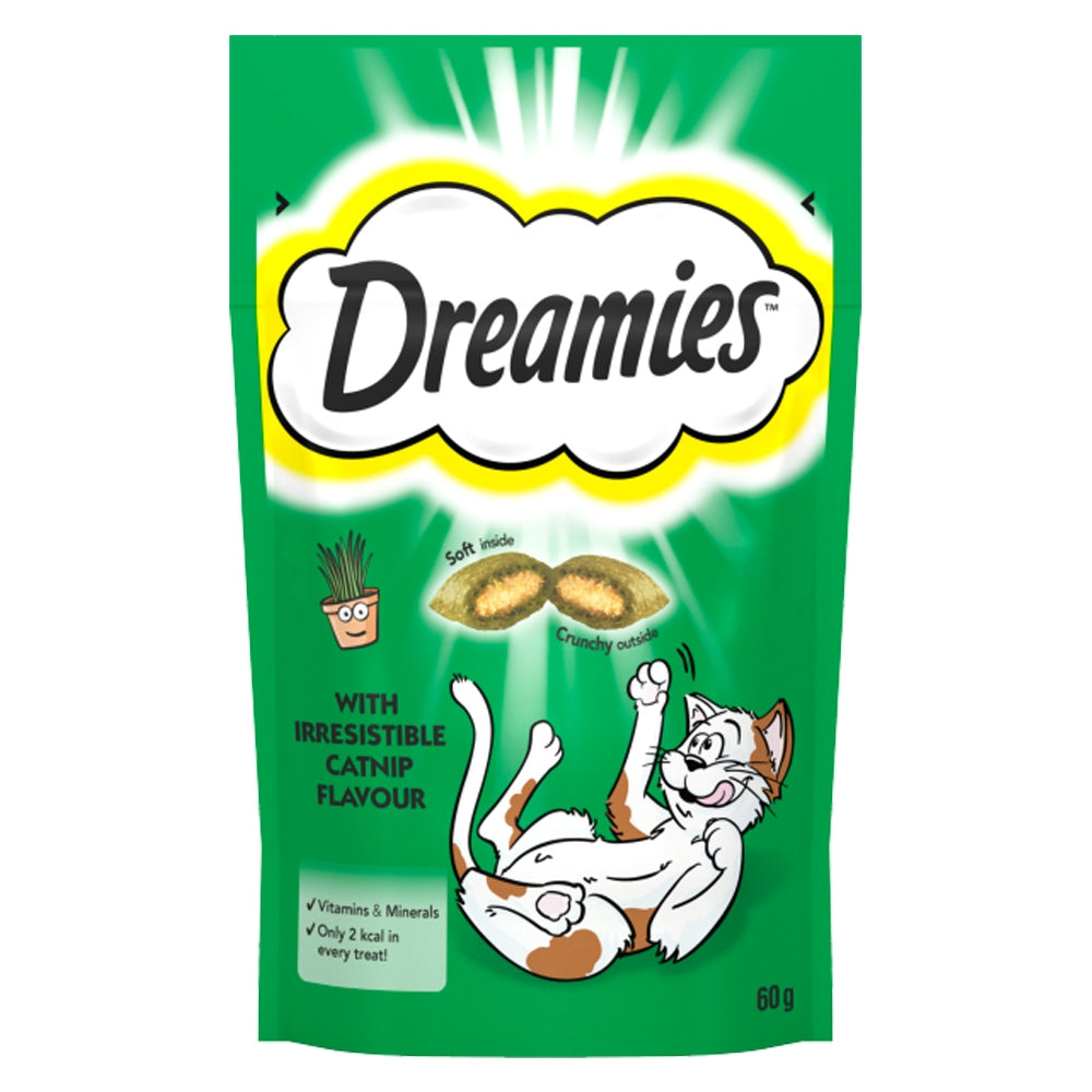 Dreamies Cat Treats With Catnip 60G | Poundstretcher  342934