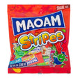 Hairbo maoam stripes sweets 140g bag on a white background