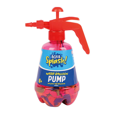 Red Water Balloon Pump With 500 Balloons 343063