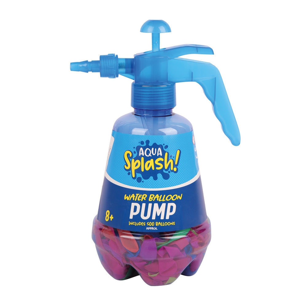 Blue Water Balloon Pump With 500 Balloons 343063-blue