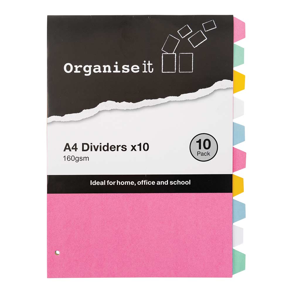 A4 Dividers 10 Pack